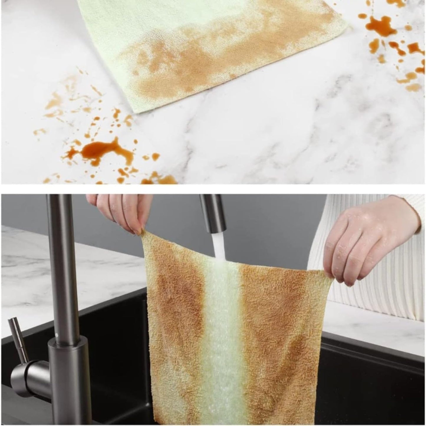Microfiber Cleaning Cloth (25 Sheets)