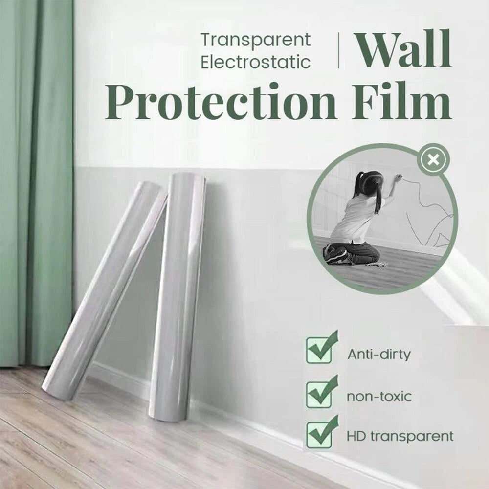 Transparent Electrostatic Wall Protection Film (Buy 1 Get 1 Free)