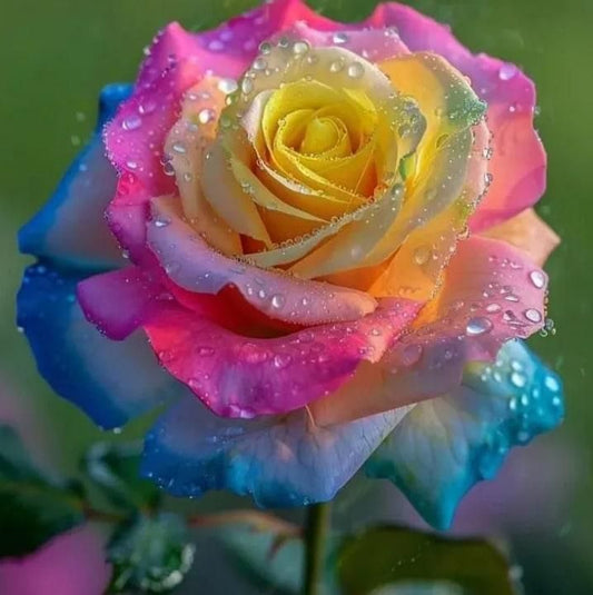 Rainbow Rose Seeds with Plant Growth Serum Free