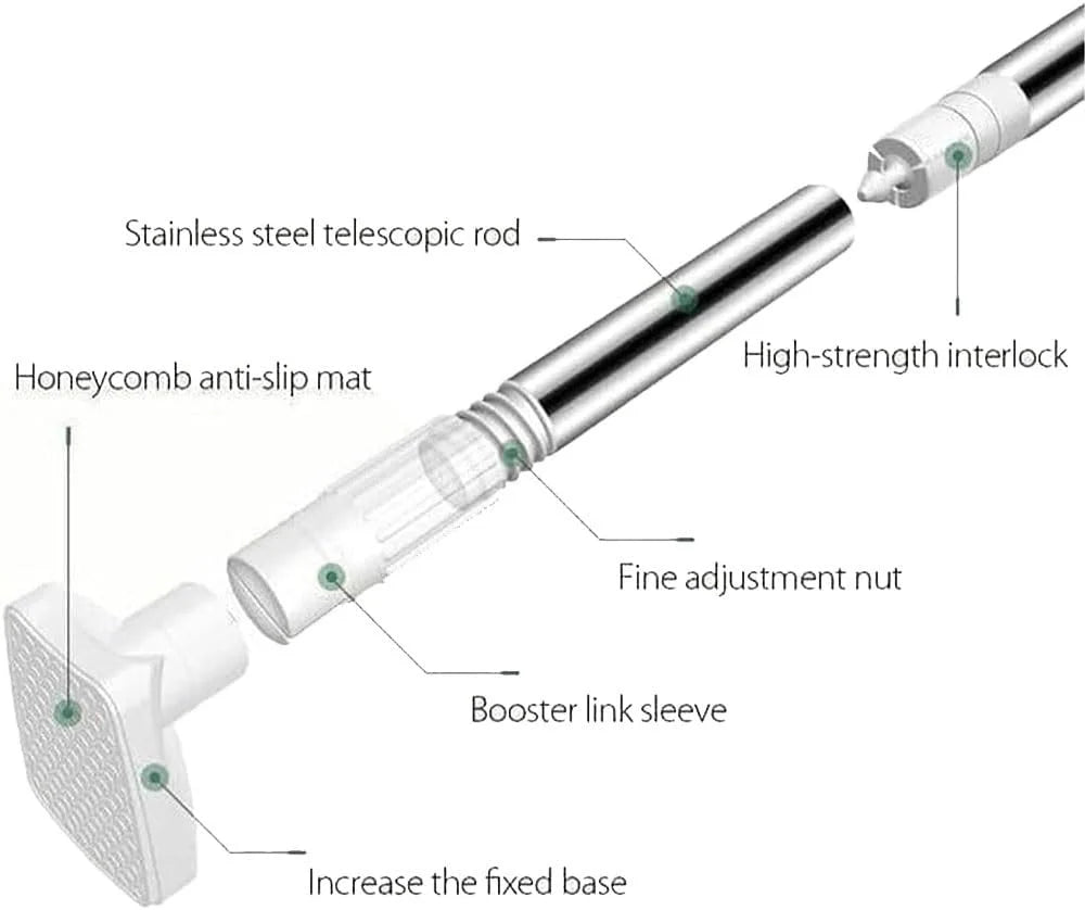 Drill-Free Multifunctional Adjustable Rod