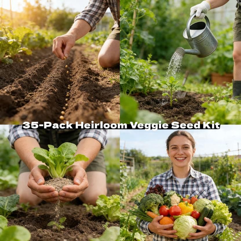 35 Variety Vegetable Seed Kit