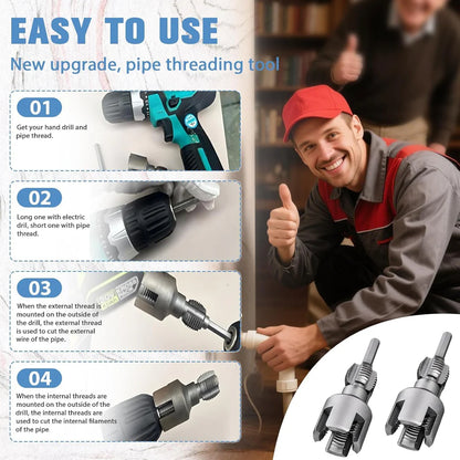 PVC Pipe Internal & External Thread Tool
