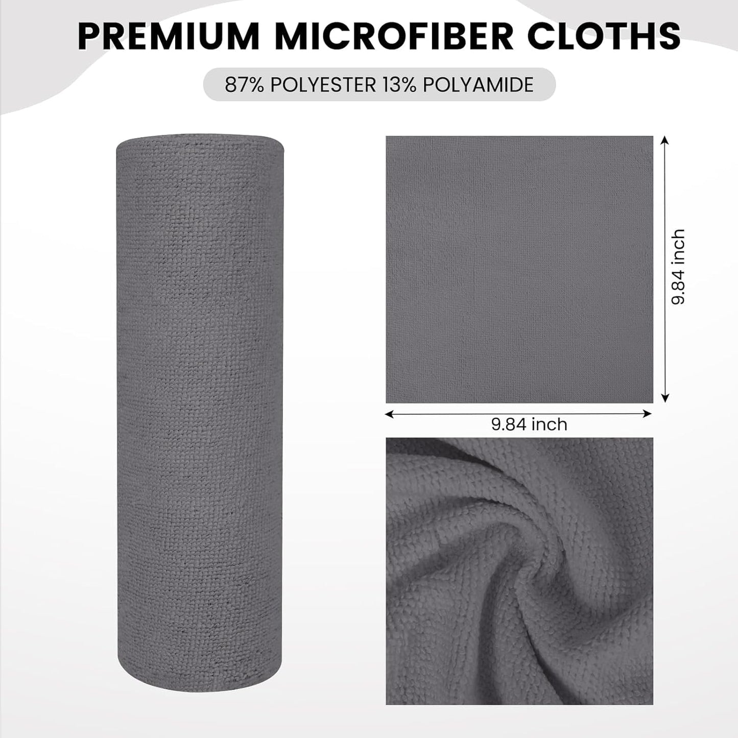 Microfiber Cleaning Cloth (25 Sheets)