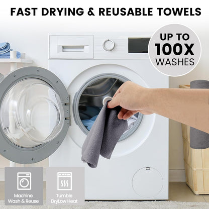 Microfiber Cleaning Cloth (25 Sheets)