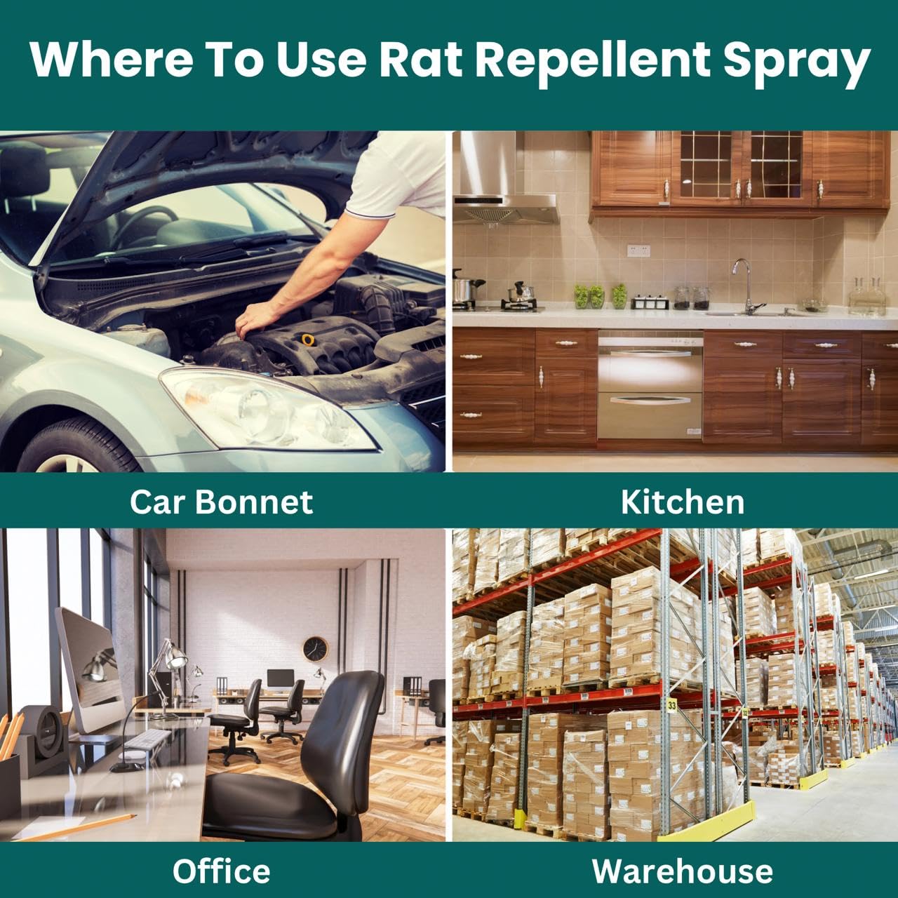 Rodent Repellent Spray (BUY1 GET2 FREE)