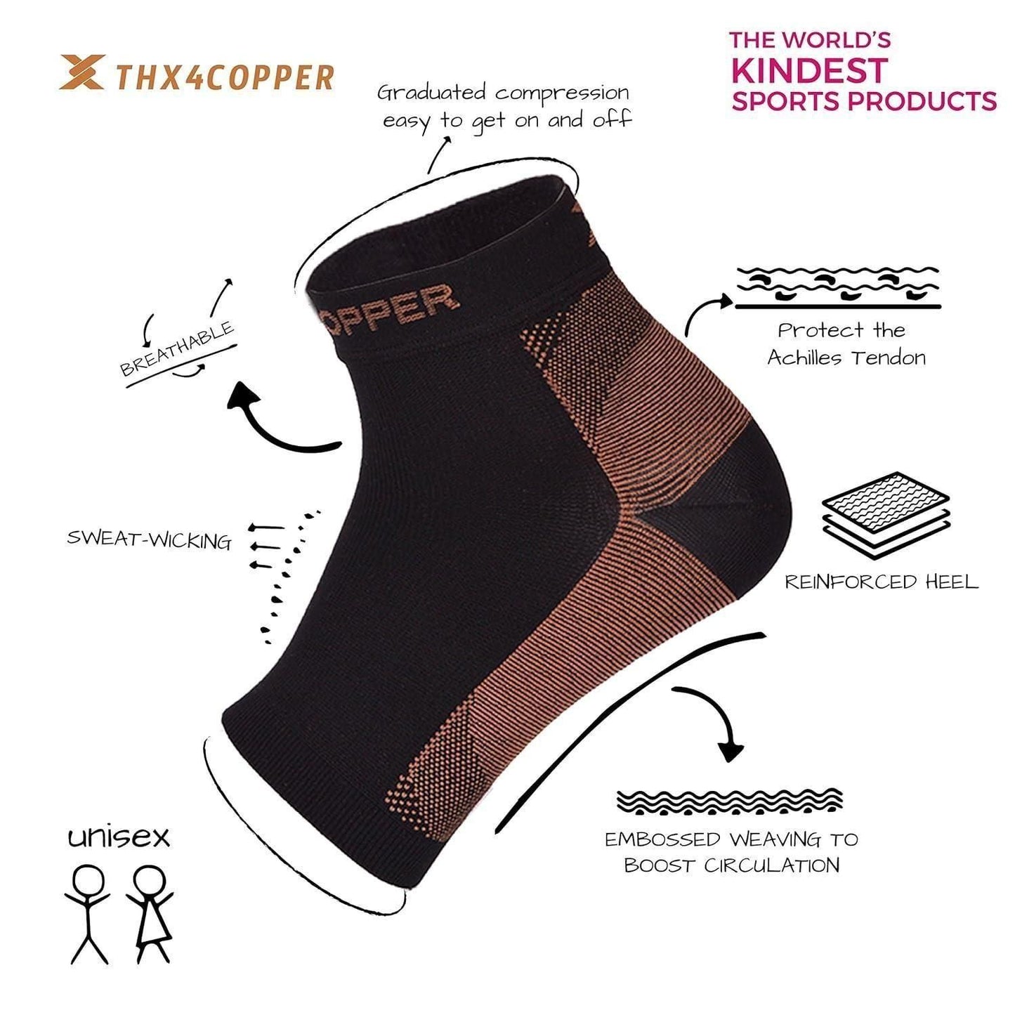 Copper Neuro Compression Socks