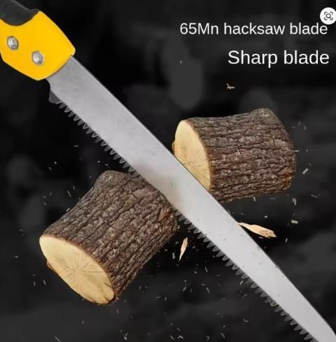 Folding Steel Saw 3 Edge Sharpen Teeth with Plastic Cover