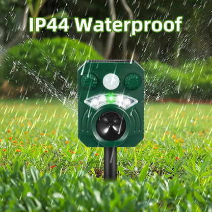 Beast Repellent Solar Warning Lights With Loud Volume