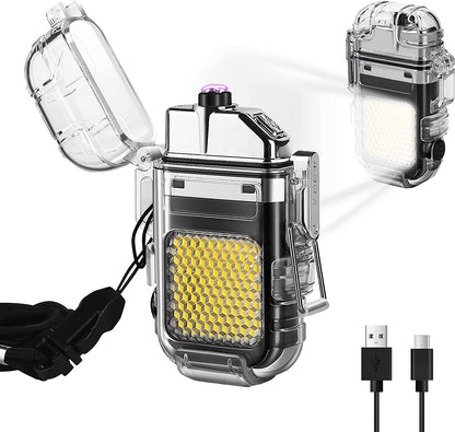 Waterproof Electric USB Rechargeable Turbo Spark Lighter