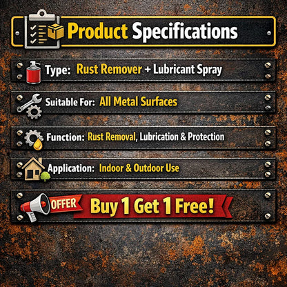 Rust Remover Lubricant (Buy 1 Get 1 Free)