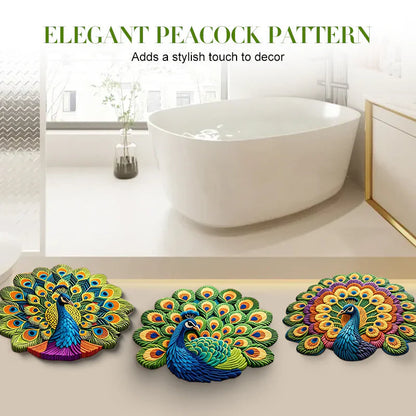 Non-Slip 3D Peacock Mat (BUY1 GET1 FREE)