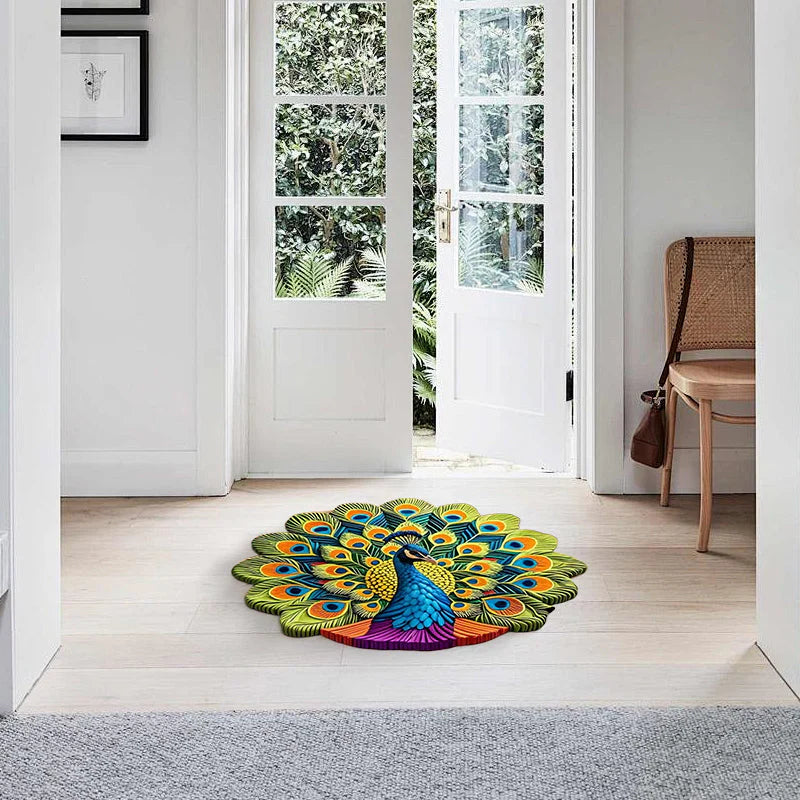 Non-Slip 3D Peacock Mat (BUY1 GET1 FREE)